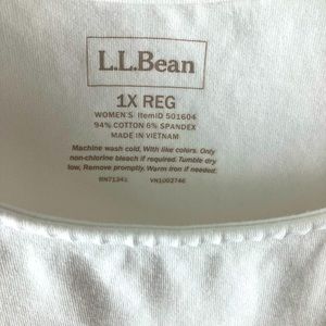 L.L. Bean White Tank